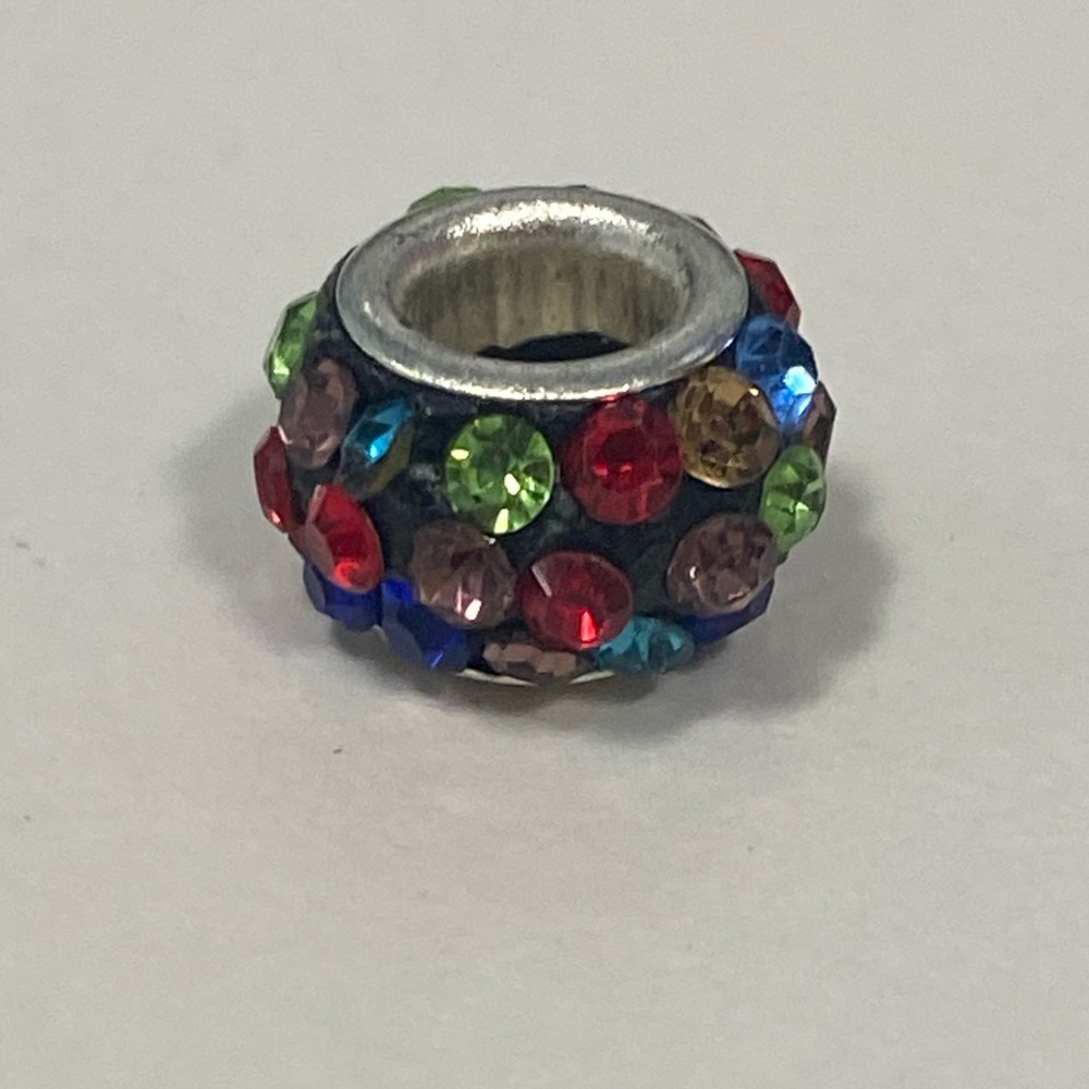 Multi color Stone Bead Charm 4 Pandora bracelet